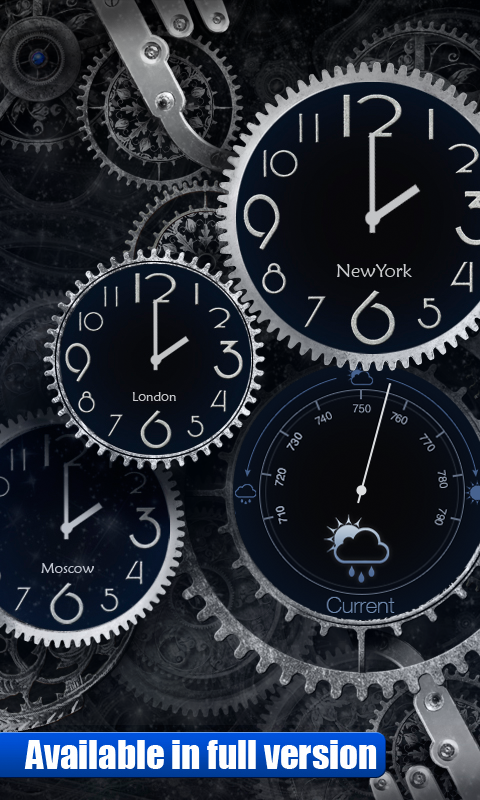 Black Clock Livewallpaper Android Apps On Google Play