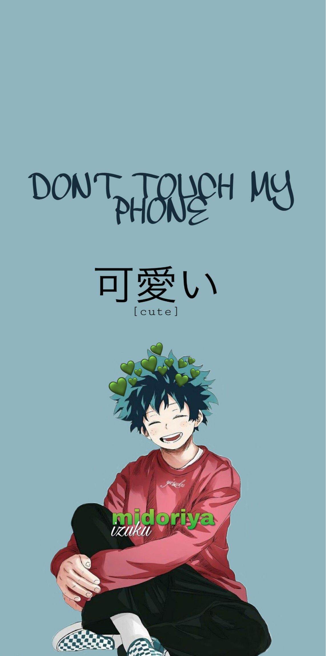 Midoriya Izuku Wallpaper Anime Phone Don T Touch My