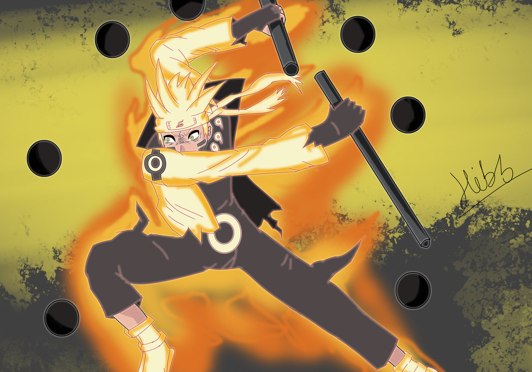 Naruto Uzumaki Sage Of The Six Paths Mode By Epicanubisxd