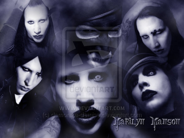 Demonikademise Deviantart Art Marilyn Manson Wallpaper