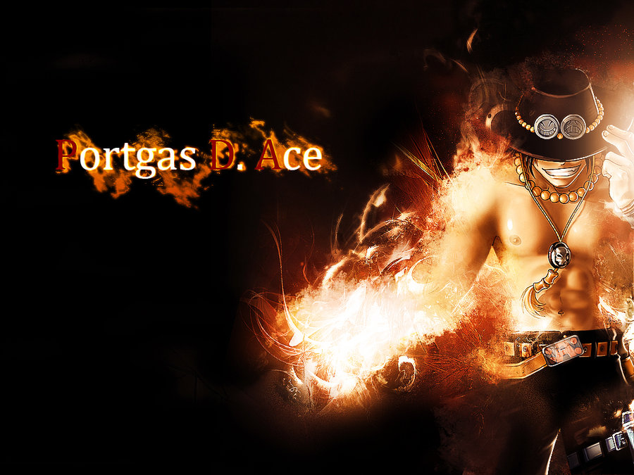  Ace black Wallpaper from One Piece Anime One Piec Wallpaper