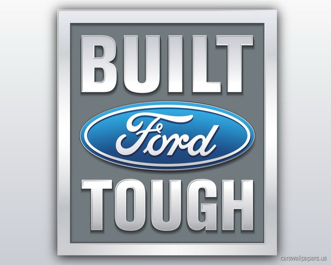Ford Built Tough Logo Wallpaper