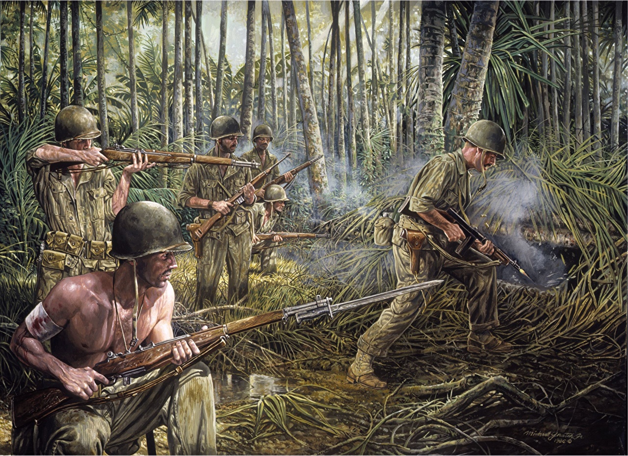 Picture Papua New Guinea Painting Art Army