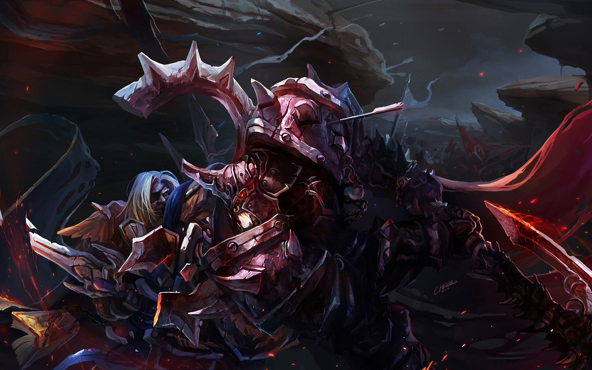 Epic Fight Warrior Armor Sword Fantasy HD Wallpaper A533