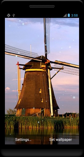 Windmill Live Wallpaper For Android By
