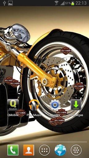 Bigger Harley Davidson Live Wallpaper For Android Screenshot