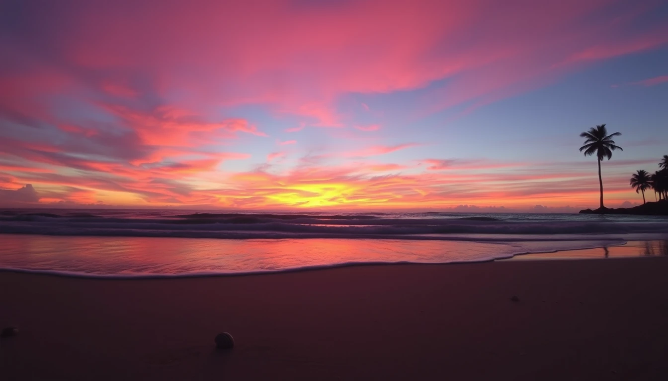 Sunset Beach Wallpaper