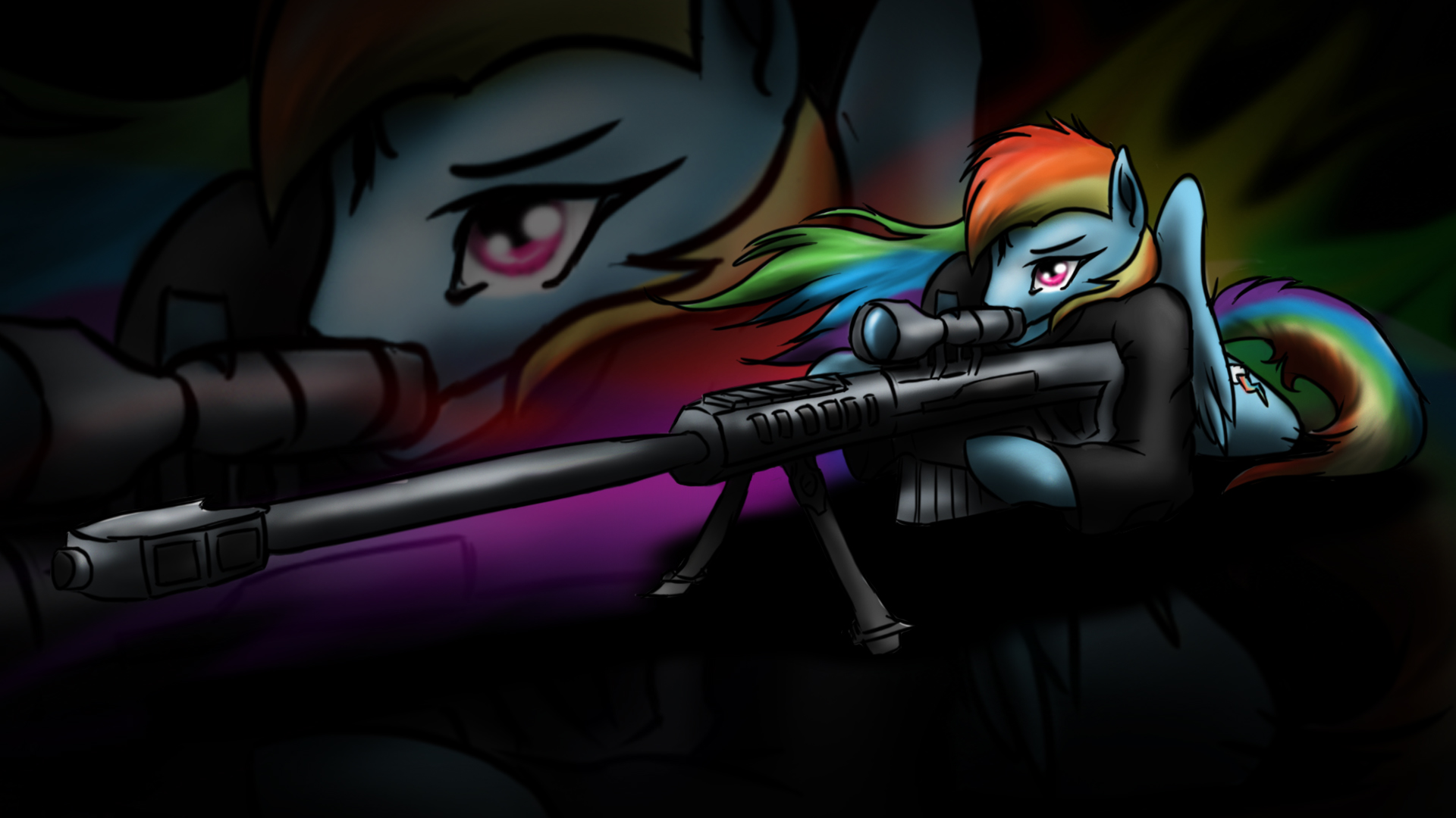 Epic Rainbow Dash By Vick Wolf