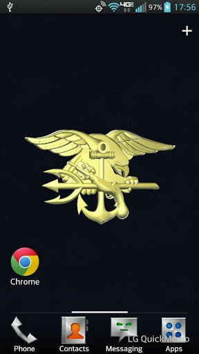 Navy Seal Trident live wallpaper rotating Option to disable rotating