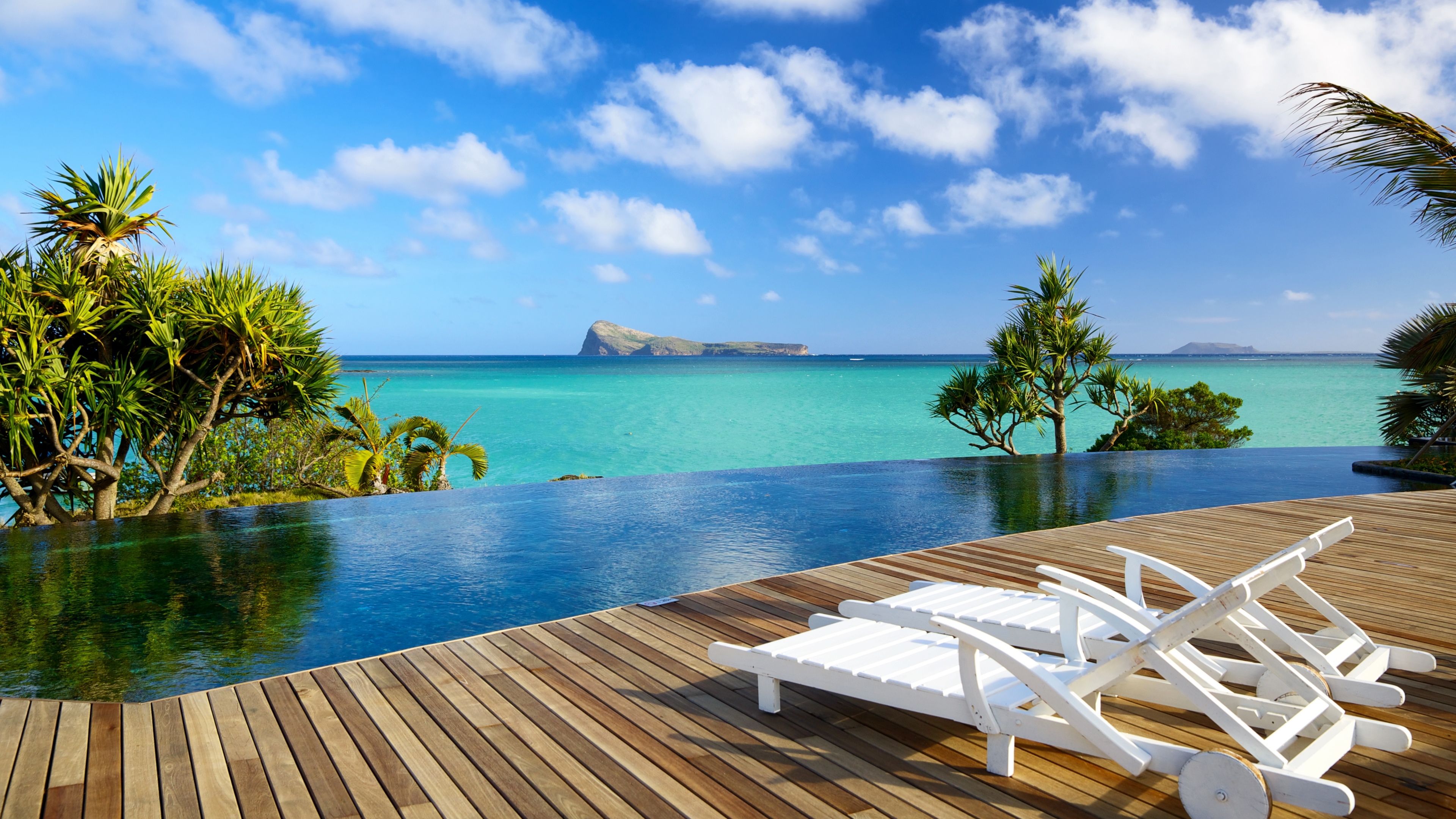 Relax In Mauritius Ultra HD Wallpaper UHD