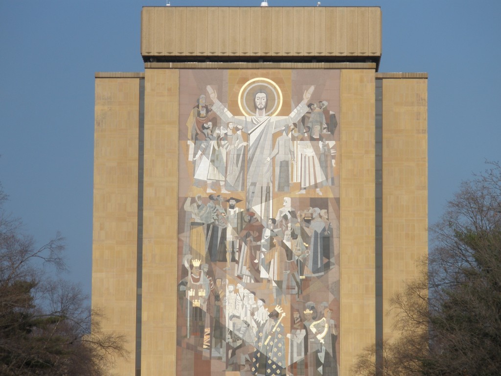 University Of Notre Dame ToucHDown Jesus Galleryhip