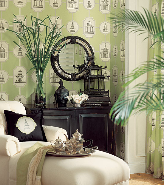 Thibaut wallpaper and fabrics are favorites of mine high end