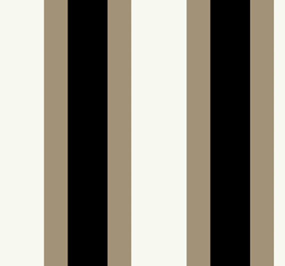 Grey And Brown Triple Treat Stripe Wallpaper Wall Sticker Outlet