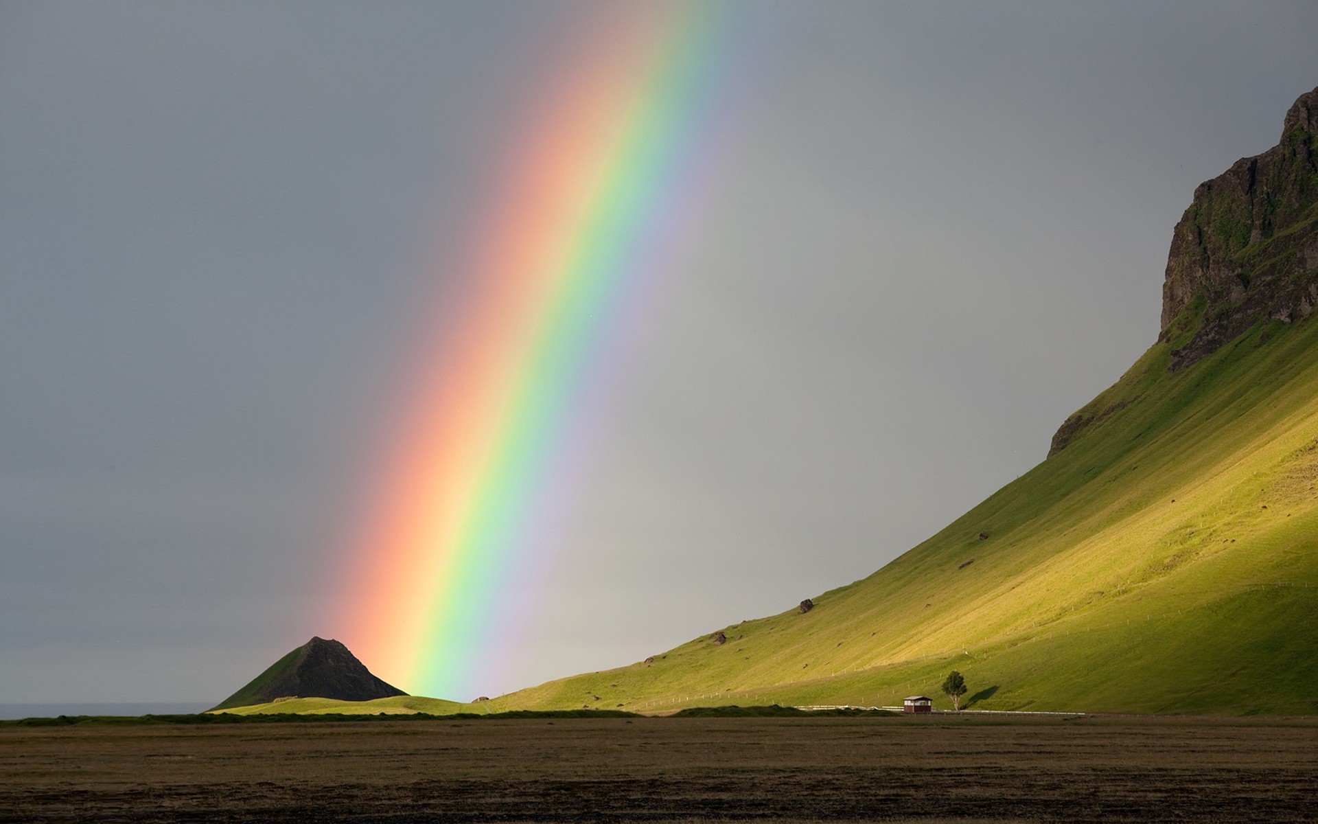 Home Phenomena Rainbows Natural Rainbow Wallpaper