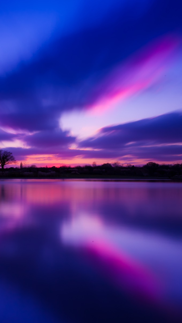 Purple Sunset Wallpaper