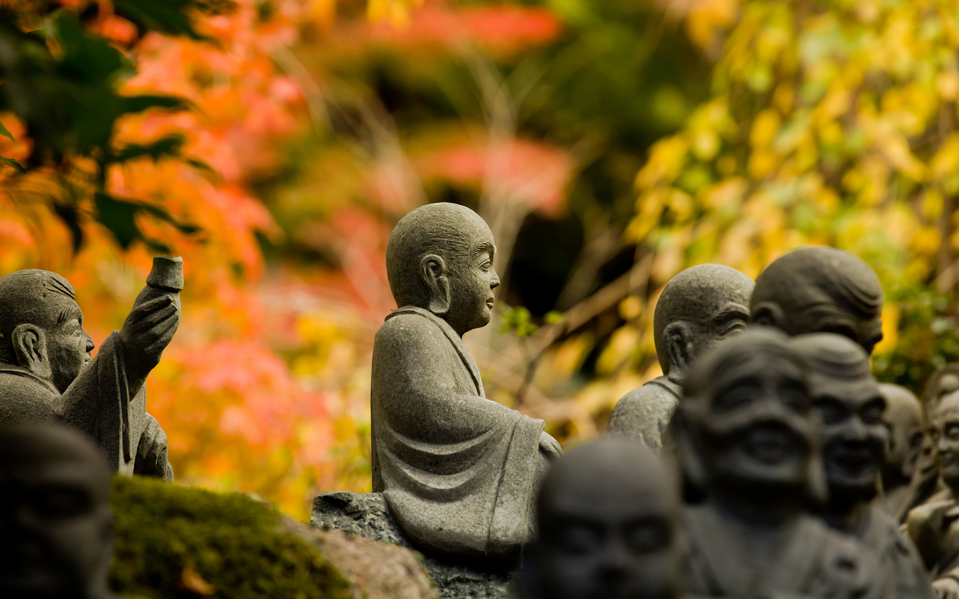 Zen Garden iPhone Wallpaper Buddha Religion