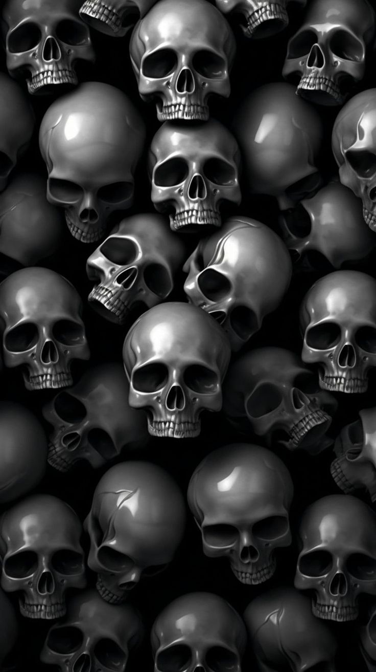 Black Skulls Wallpaper Skull iPhone