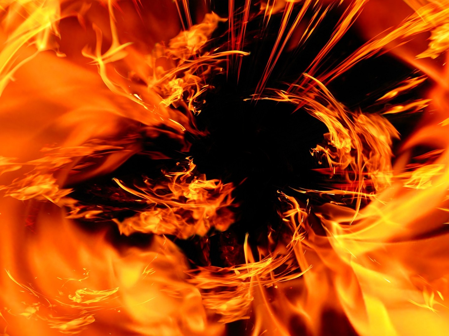 Fire Abstract Wallpaper Background