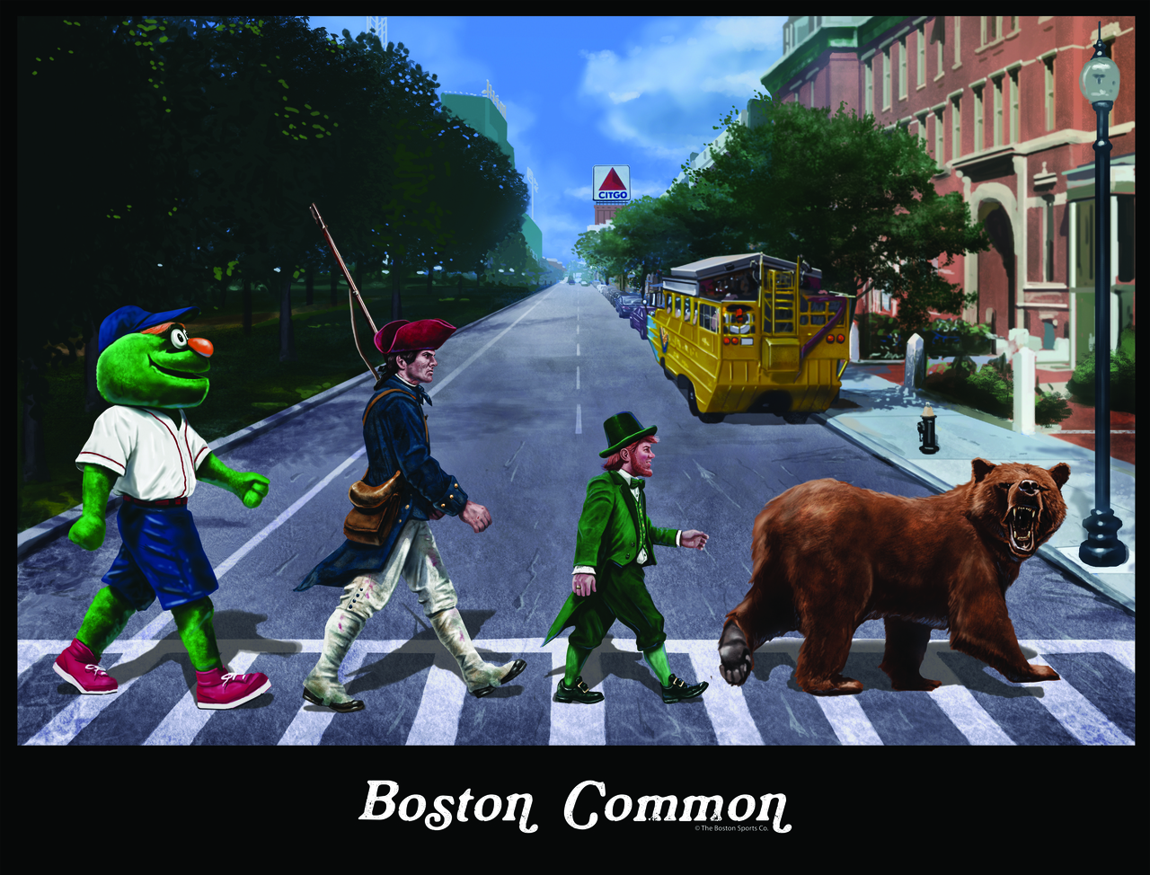 Posters Novelty Boston Common Wall Print Home Best Sellers Boston
