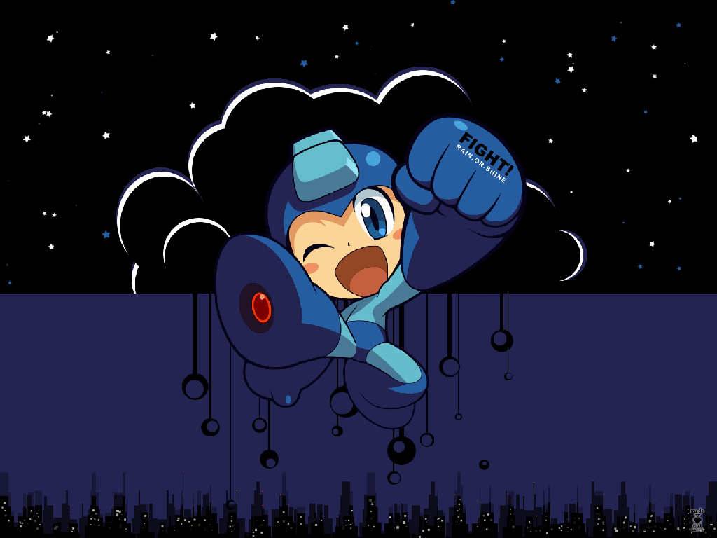 Mega Man chibi fight   Mega Man Wallpaper