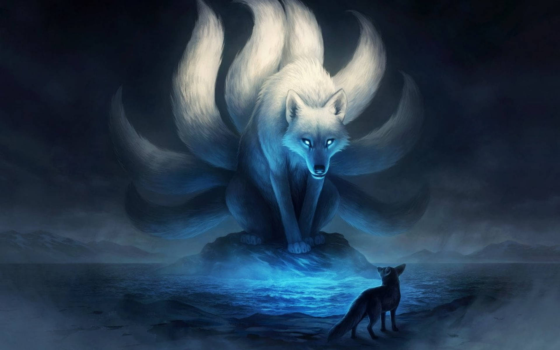 Nine Tailed Fox Wallpaper