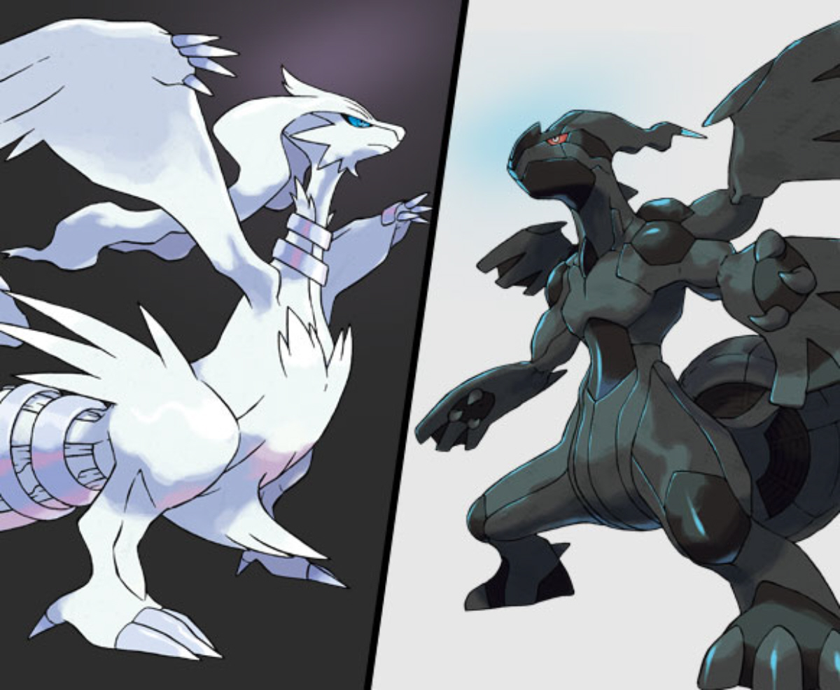 Zekrom And Reshiram Legendary Pokemon Black White Jpg