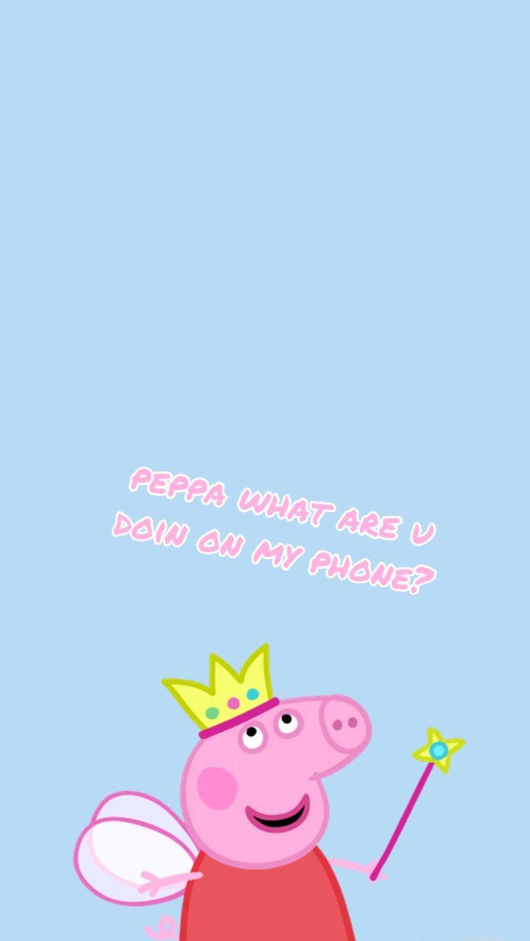Fun And Quirky Peppa Pig Meme Wallpaper For Your Phone