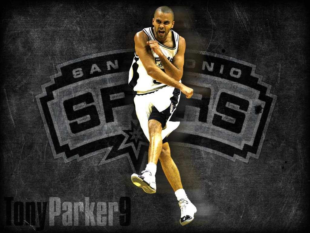 San Antonio Spurs Player Tony Parker Fonds D Cran Photographie