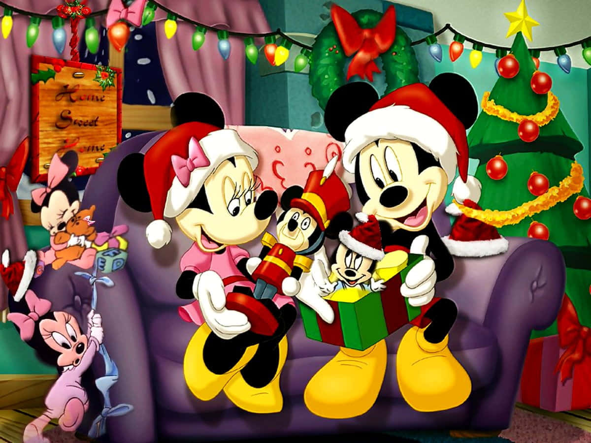 Disney Christmas iPad Wallpaper