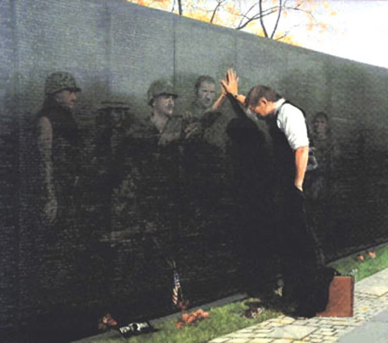 Vietnam Wall Memorial Image Picture Graphic