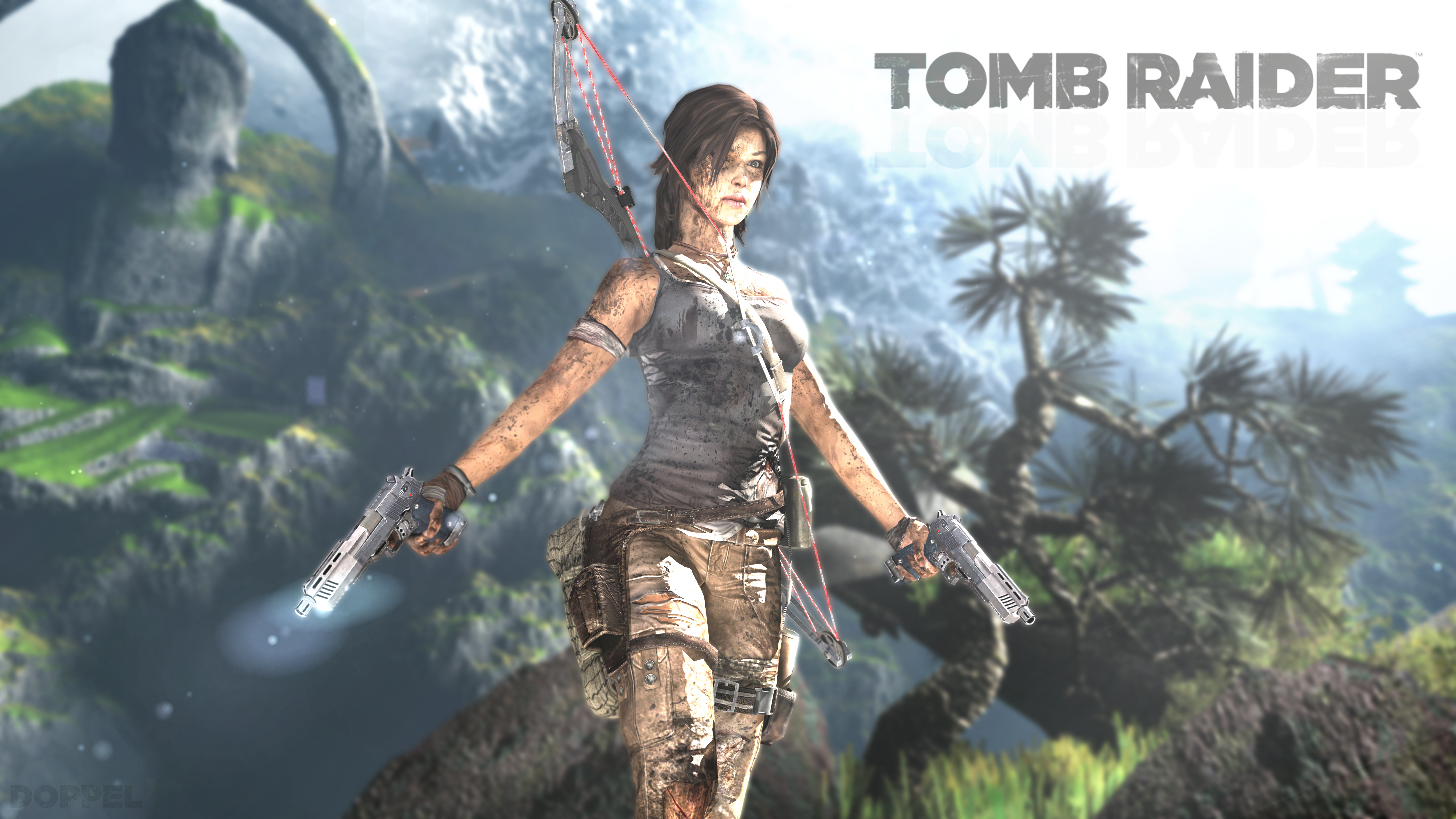 rebooted wallpapers Tomb Raider 1 by doppeL zgz on