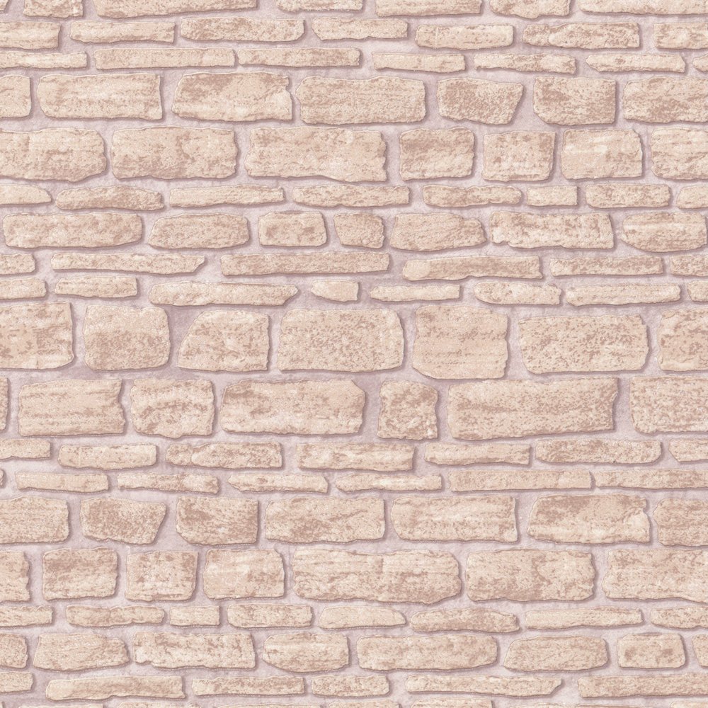 Brix Traditional Sand Brick Wall Effect Designer Feature Wallpaper