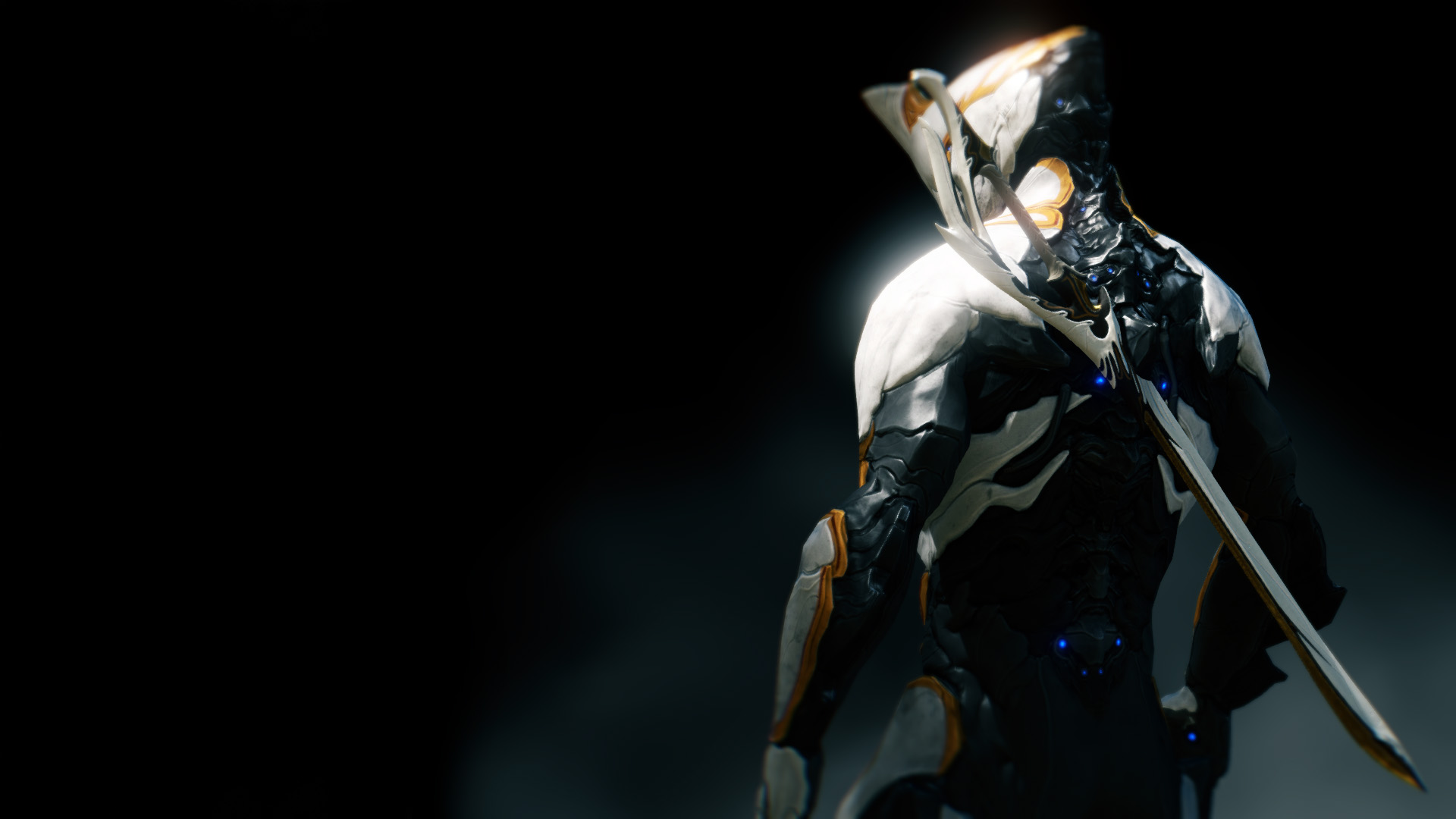 simple Warframe wallpaper from the Codex Custom Excalibur with