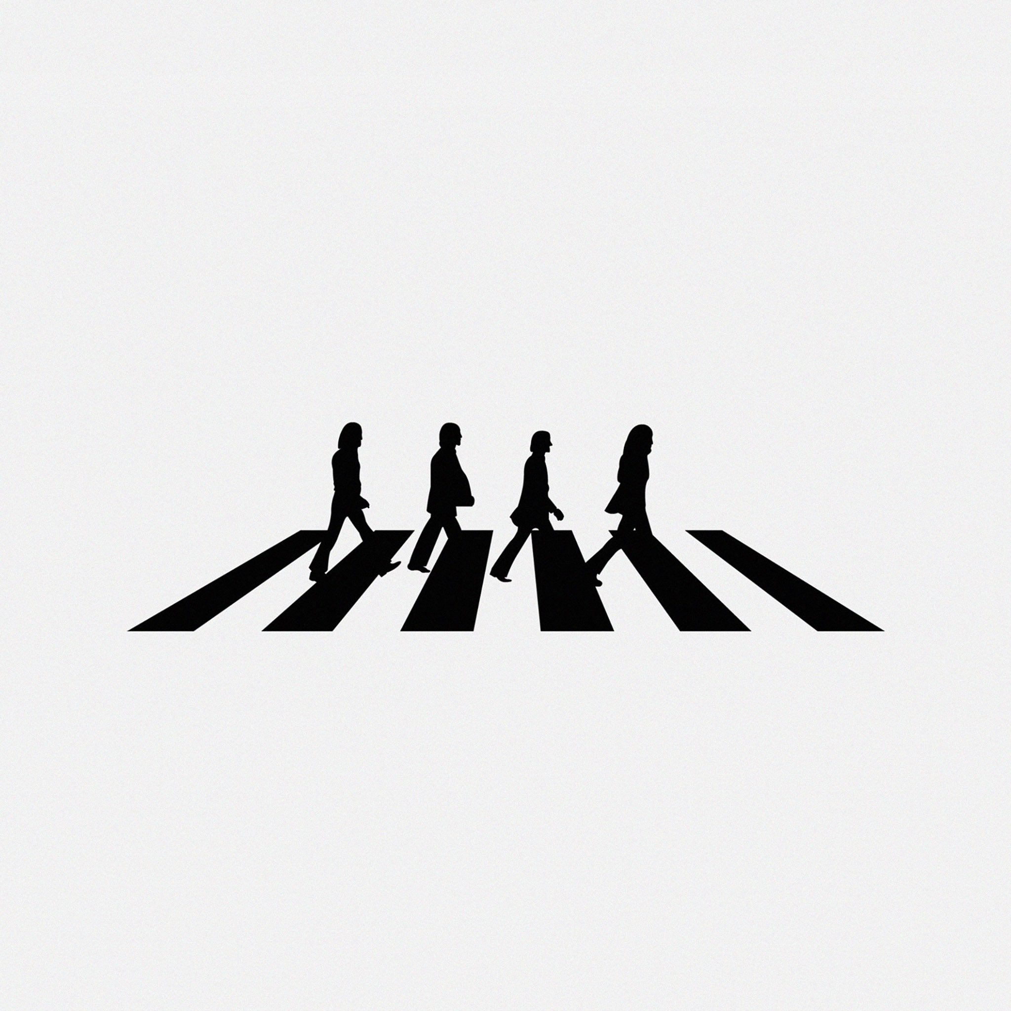 Ios7 Beatles Abbey Road W Parallax HD iPhone iPad Wallpaper