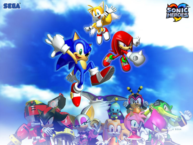 sonic hereos   Sonic Characters Wallpaper 2572903