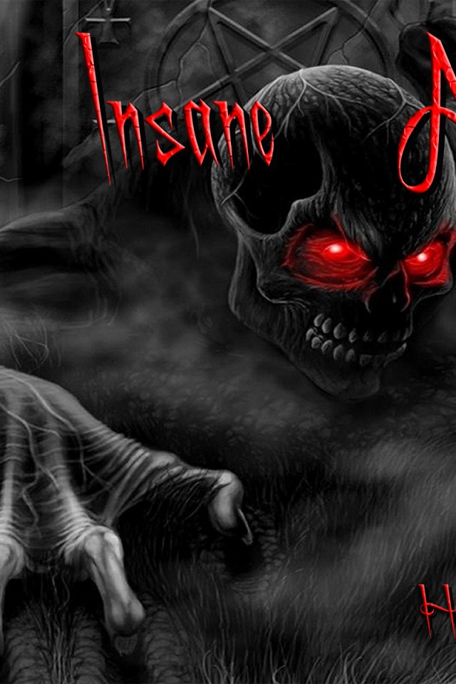 Insane Army Red Skull iPhone Wallpaper