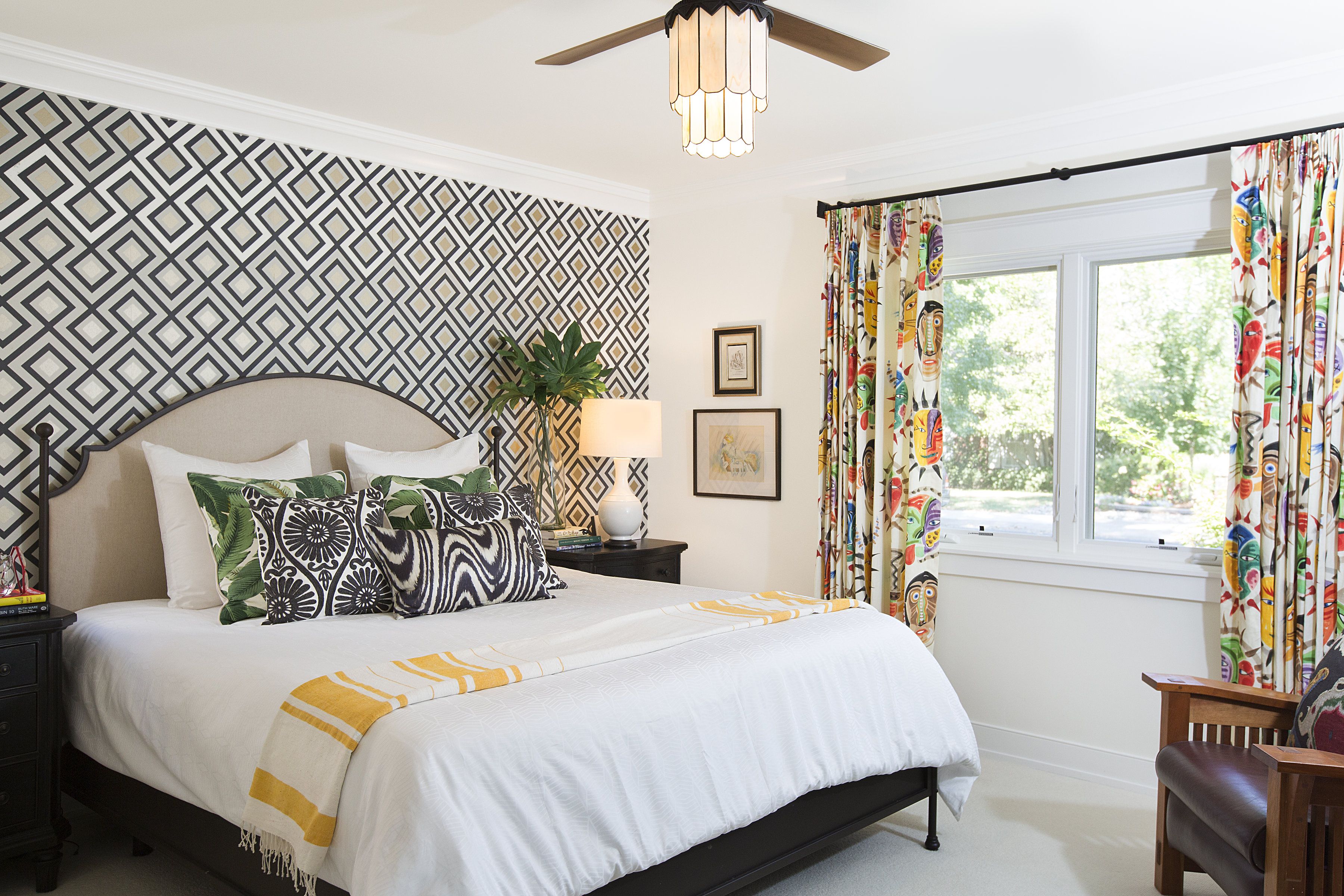 Stylish Accent Wall Ideas Use Paint Wallpaper Wood