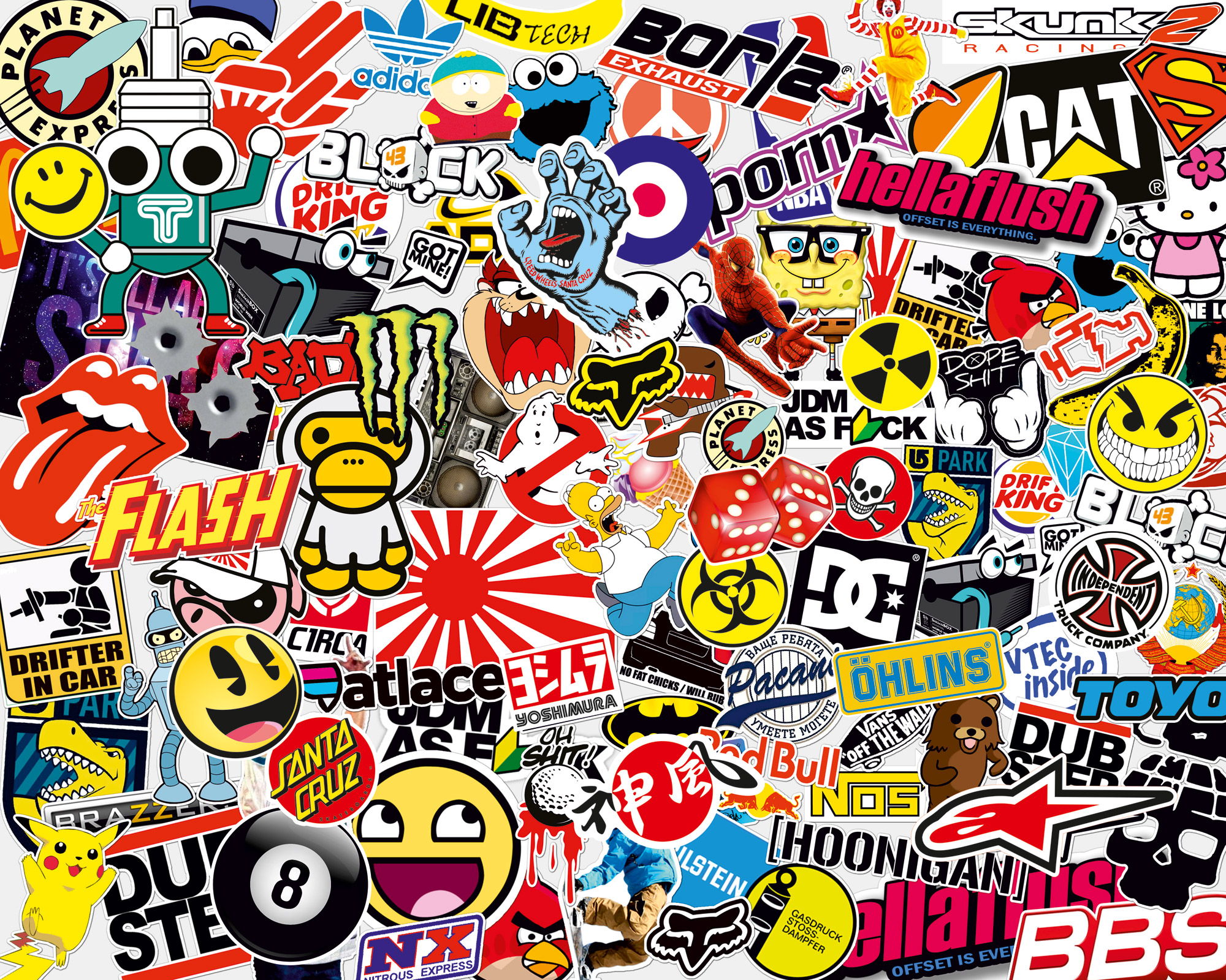 Sticker Bomb Wallpaper Man Made Hq Picture