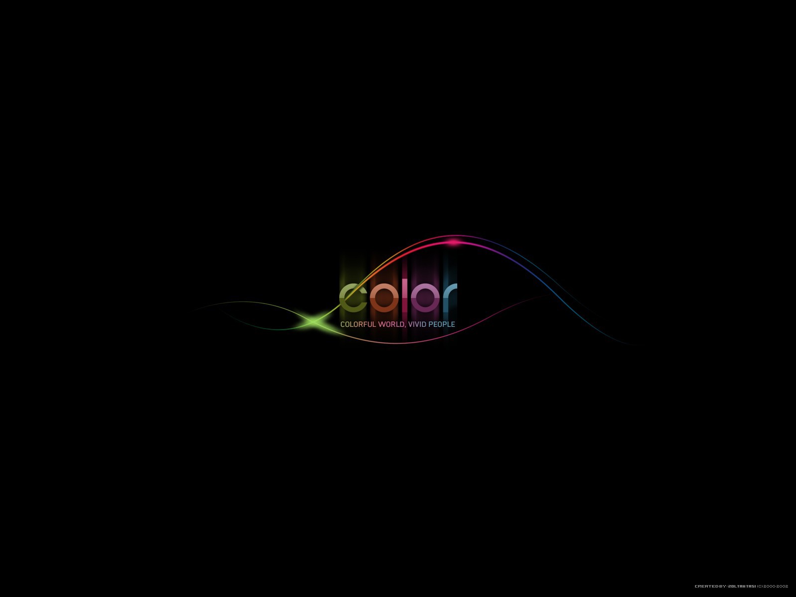Color On A Black Background Wallpaper And Image