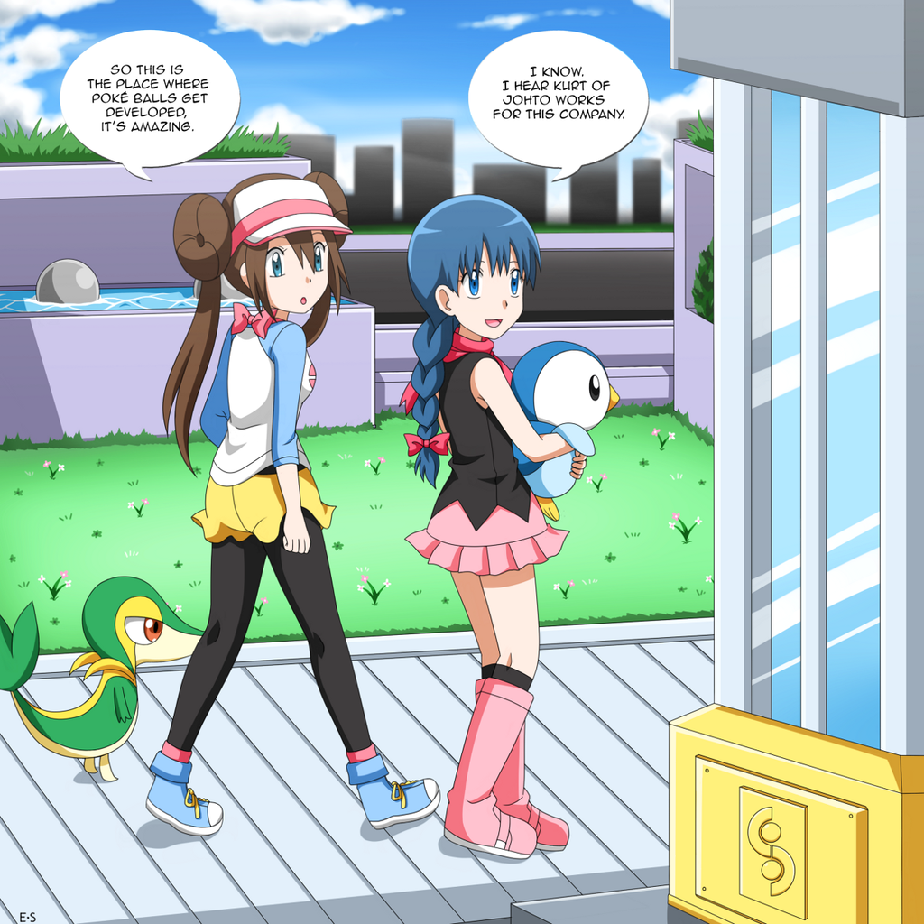 Displaying Image For Pokemon Ash And Serena Deviantart