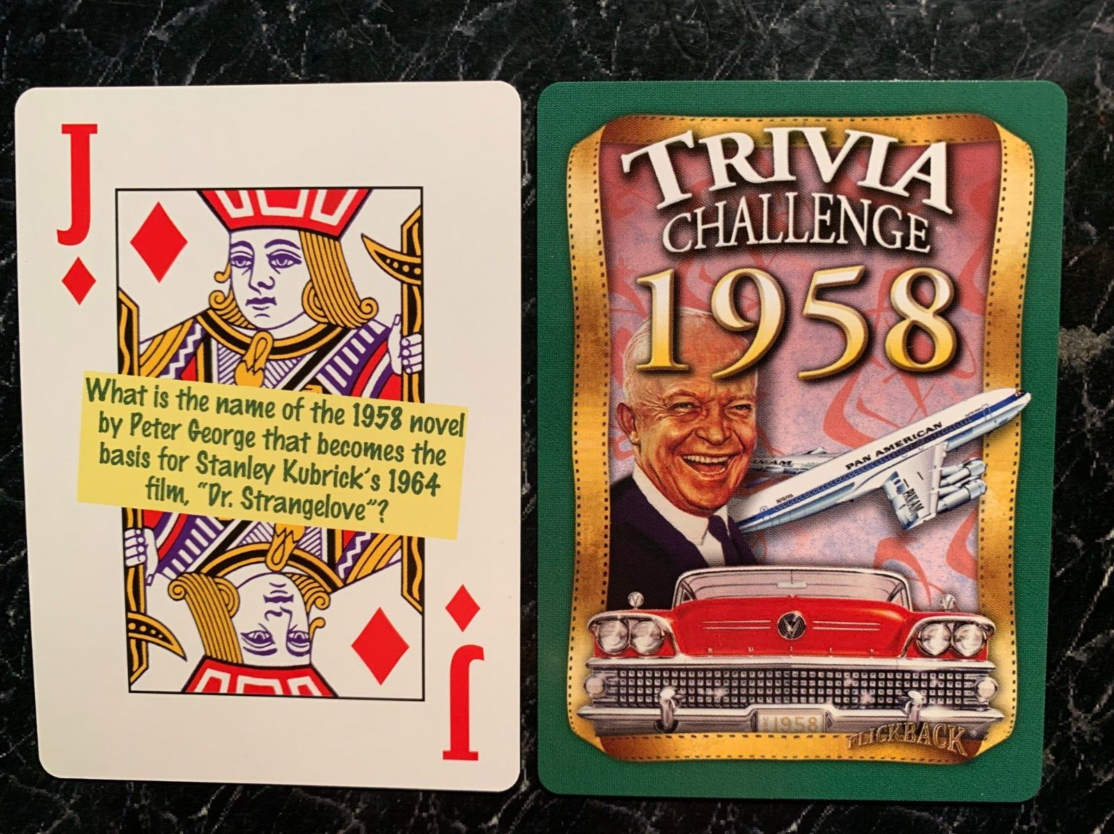 Swap Playing Cards TRIVIA CHALLENGE 1958 JACK OF DIAMONDS eBay