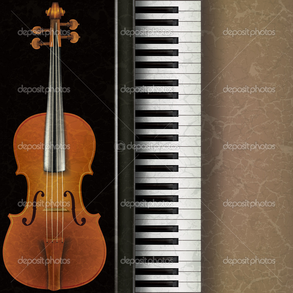 Pin Piano And Violin Wallpaper