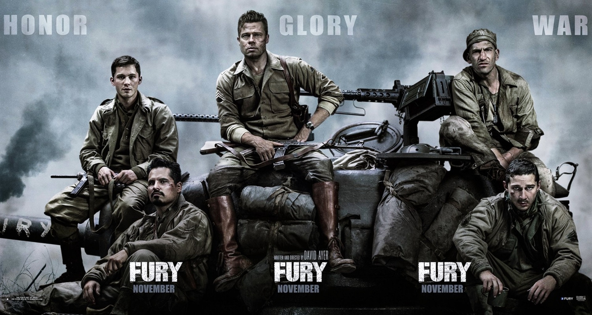 Fury Movie HD Wallpaper