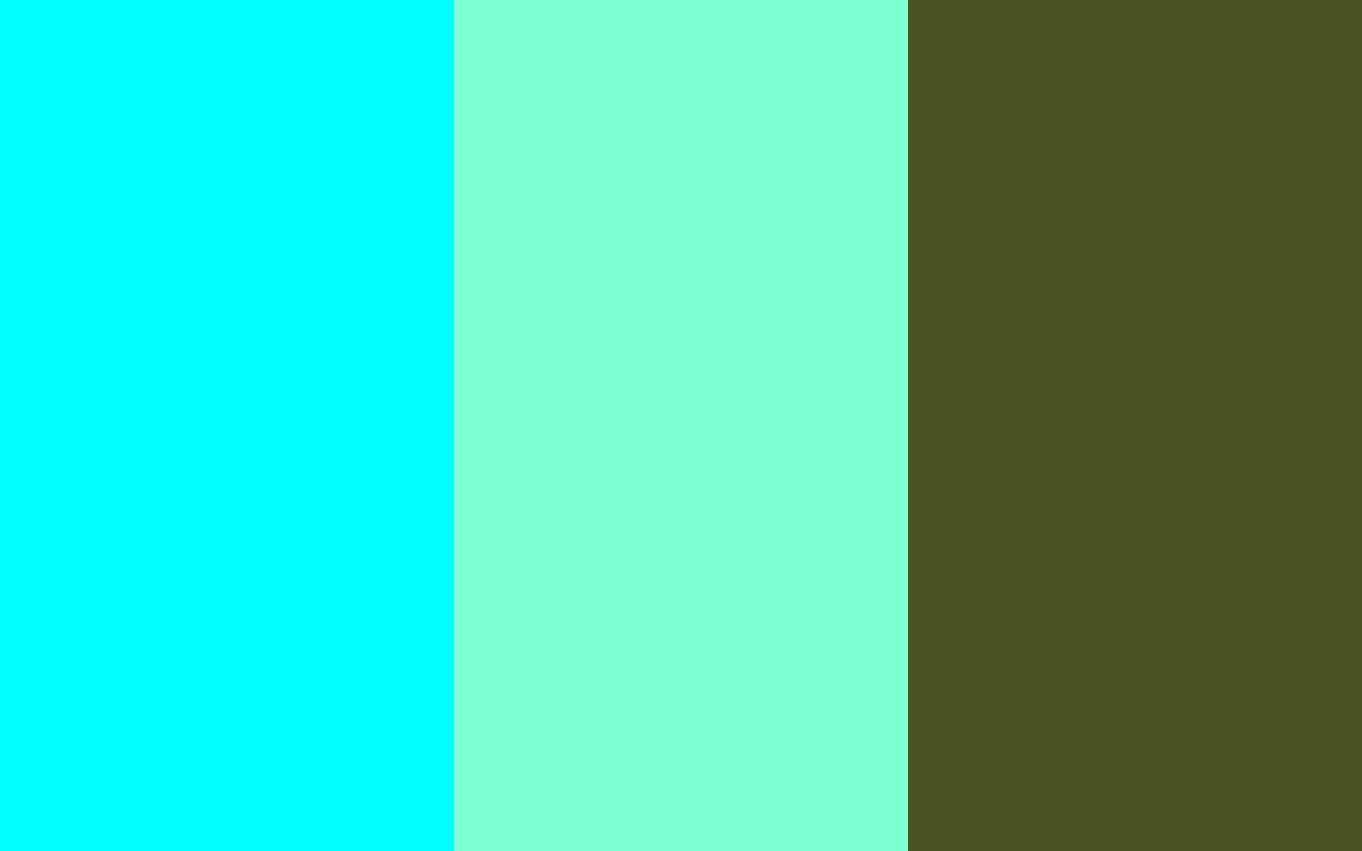 Aqua Aquamarine And Army Green Three Color Background