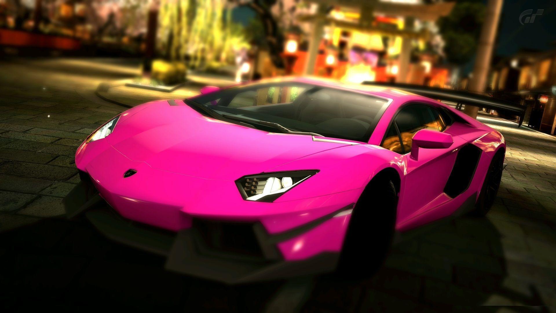 Pink Car Wallpaper