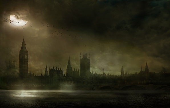 The Testament Of Sherlock Holmes London Night Bridge River Thames