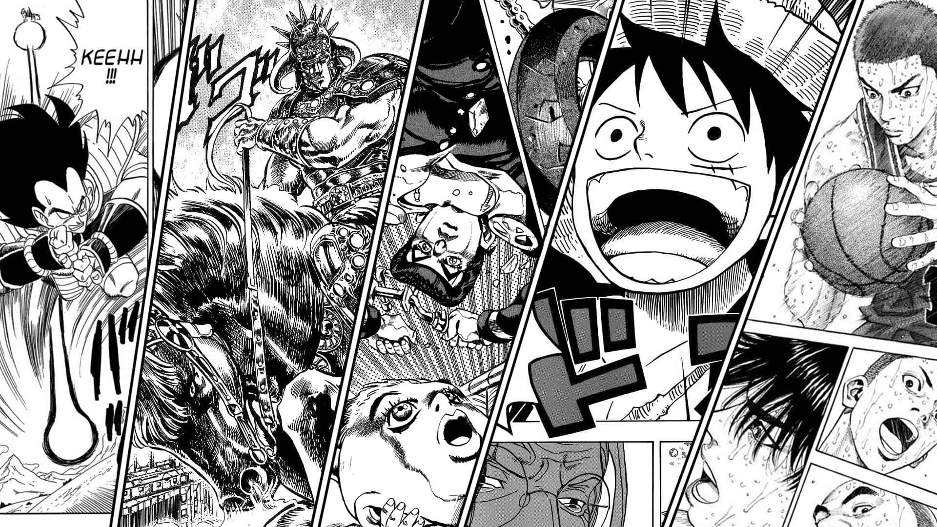 Manga Panel Background Wallpaper