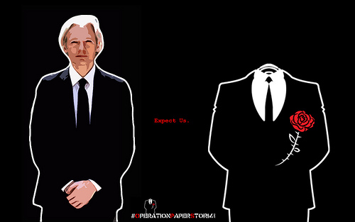 Operationpaperstorm Julian Assange Anonymous Expect Us Wallpaper
