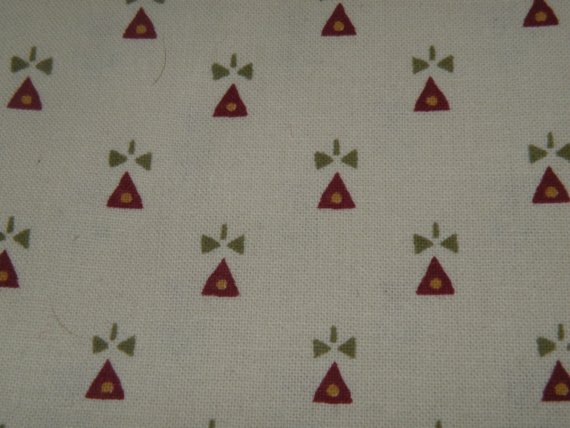 Vintage Laura Ashley Polished Cotton Fabric Pattern Is Thistle X