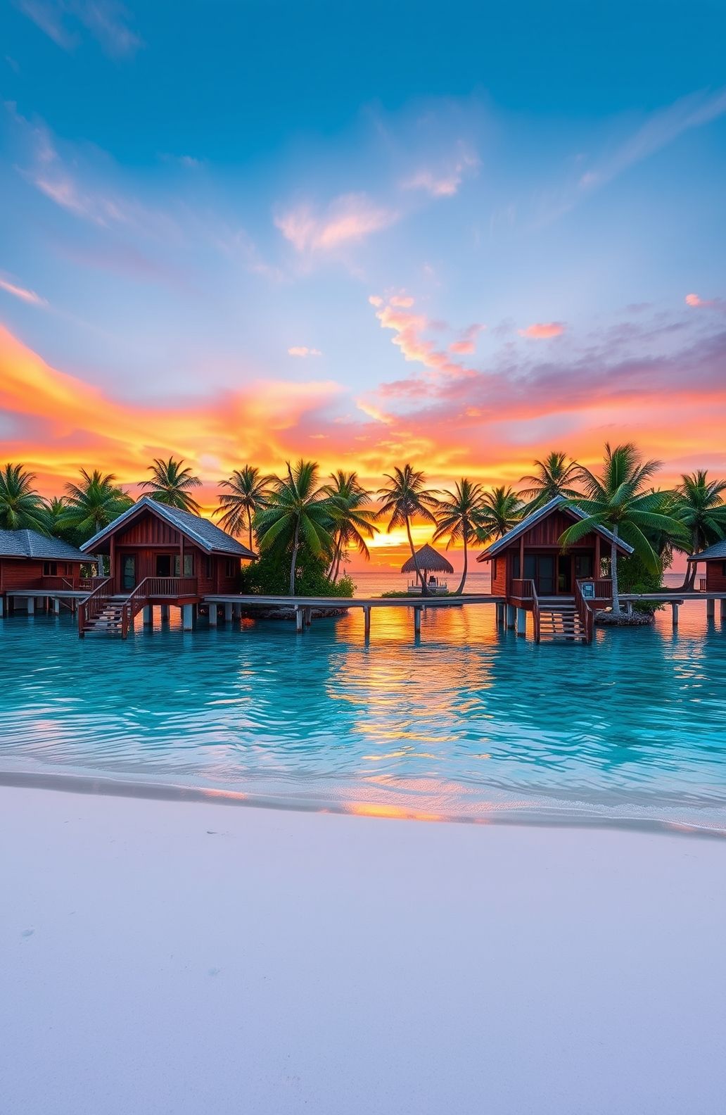 Maldives Island Resorts Wallpaper